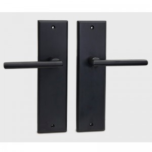 6201 Long Plate Door Lock Tubular Lover Set, Σύγχρονα υψηλής ποιότητας σετ λαβής κράματος ψευδαργύρου για μπροστινή πόρτα και εξωτερική πόρτα