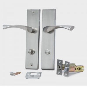 6202 Long Plate Lock με σετ σωληνωτών μοχλών Lock Lock, Σύγχρονη λαβή από κράμα ψευδαργύρου