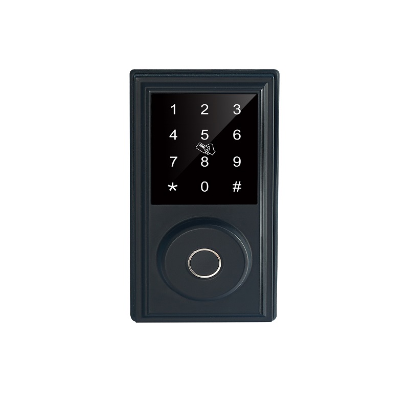 3002 Smart Lock για μπροστινή πόρτα με πληκτρολόγιο οθόνης αφής και δακτυλικά αποτυπώματα, ηλεκτρονική έξυπνη κλειδαριά πόρτας Deadbolt