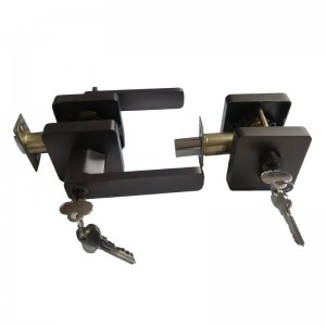 78001 τετραγωνικός μοχλός εισόδου με διπλό κύλινδρο deadbolt σετ κλειδιού όπως το σύνθετο κλειδαριά (για το γραφείο και την μπροστινή πόρτα), βαρέως καθήκοντα πόρτα εισόδου, 1 πακέτο